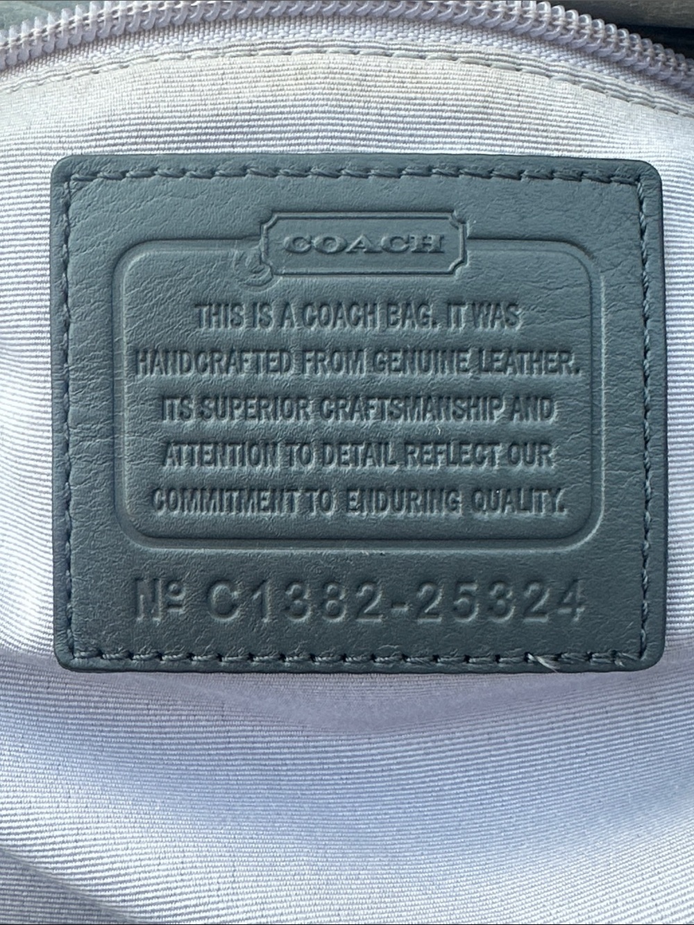 Coach Legacy Croc-Embossed Haley Satchel - Picture 12 of 13